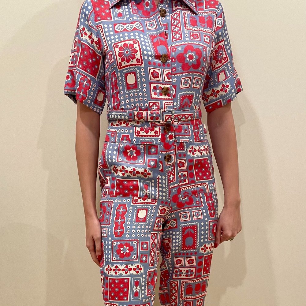 ANTIK BATIK Honoka printed canvas jumpsuit, size S (EU 36) - Picture 5 of 5
